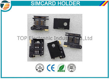 3.0mm PCB die SIM-Kaarthouder met Knoopversie hoogste-SIM05 opzetten