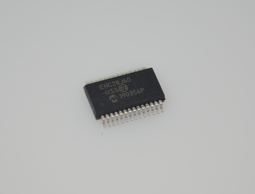 ENC28J60-I/SS Standalone Ethernet Controller 10Base-T SPI-interface 8KB buffer 3.3V SSOP-28 -40°C tot +85°C