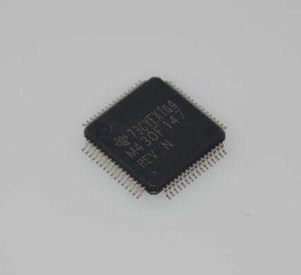 MSP430F147IPMR 16MHz Ultra-Low-Power MCU met 32KB Flash, 1KB RAM, 12-bit ADC, 16-bit Timers, UART/SPI/I2C, 1.8-3.6V Werking and 64-Pin LQFP Package