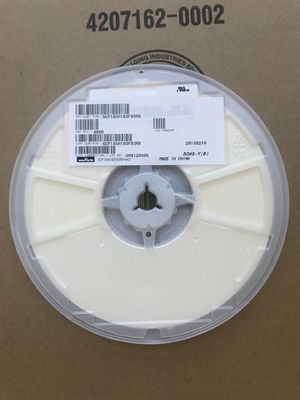 NCP18XH103F03RB 10kΩ NTC thermistor met ±1% Tolerantie 0603 Grootte 1% Betawaarde nauwkeurigheid 0,5mW/°C Dissipatiefactor Tape and Reel Automotive AEC-Q200 Grade Breed -40°C tot 125°C Bereik