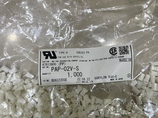 PAP-02V-S 2 Positie 2.0mm Pitch Connector Housing PA-serie Ontvanger Crimp Terminatie Positieve slot Compact 3A Rating 100V AC voor draad-naar-bord en High-Density-toepassingen