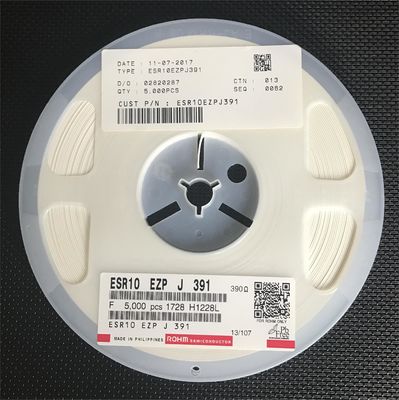 ESR10EZPJ391 390Ω 1W Current Sense Resistor ±5% Tolerance 100ppm/°C TCR 0805 Package Low ESL/ESR AEC-Q200 Qualified for Automotive & Industrial Applications