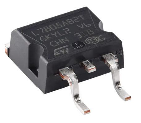 L7805ABD2T-TR 5V 1.5A Vaste spanningsregelaar TO-263-3 D2PAK (2 leidingen + tab) TO-263AB Pakket Termische en kortsluitingsbescherming ±2% Uitgangstolerantie -40°C tot +125°C Bereik Automotive Grade