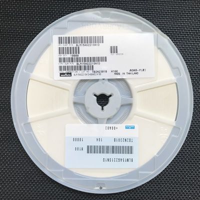 BLM15AG221SN1D 220Ω Ferrietkraal 0402 (1005 Metric) 1A Nominale stroom Hoge impedantie@100MHz, Wide Temp -55°C tot +125°C AEC-Q200