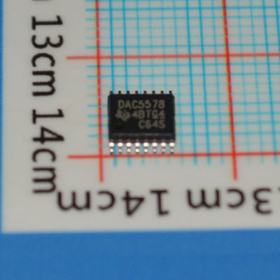DAC5578SPWR 8-kanaals 8-bits DAC I2C-interface 2.7-5.5V, Laag vermogen 0.4mA, ±1LSB INL TSSOP-16 -40°C tot +105°C