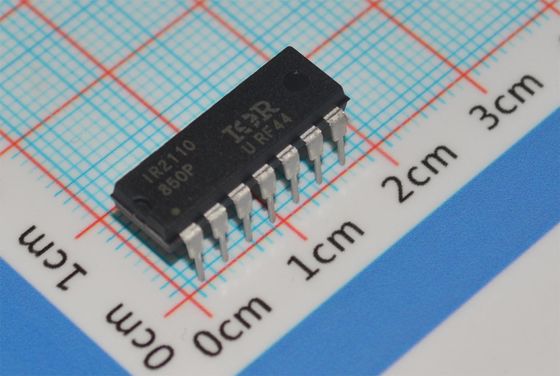 IR2110PBF geïntegreerd circuit 600V High-Low Driver 2A Piekstroom 10V-20V Logic 500ns Rise Time Package / Case 14-DIP (0.300", 7.62mm) -40°C tot +125°C