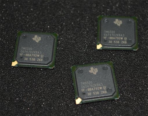 TMS320C6747DZKBA3 456MHz Dual-Core DSP 3648MBPS 32KB L1 Cache 256KB RAM BGA-256 -40°C tot +100°C Industrial DSP