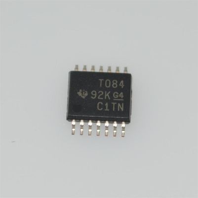 TL084CPWR Quad Low-Noise JFET Op Amp 4MHz Bandbreedte 13V/μs Snelheid 18V Voeding 3pA Ingangs-bias TSSOP-14 -40°C tot +105°C