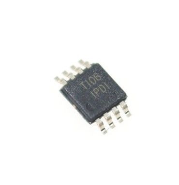 INA826AIDGKR Precisie instrumentatieversterker met lage ruis Rail-to-Rail uitgang Breed voedingsbereik Laag vermogen Hoge CMRR and Kleine MSOP-8 behuizing