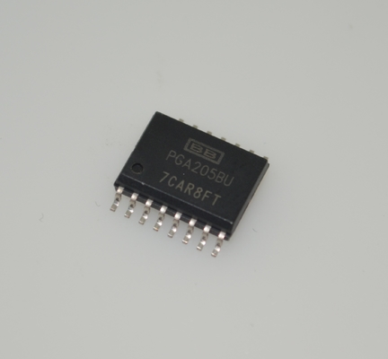 PGA205BU Programmable Gain Amplifier 1-1000x Gain Range 1MHz Bandbreedte ±18V Voeding 0,01% Gain Error DIP-16 -40°C tot +85°C