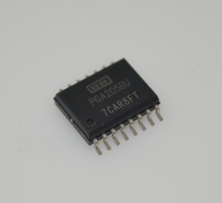 PGA205BU Programmable Gain Amplifier 1-1000x Gain Range 1MHz Bandbreedte ±18V Voeding 0,01% Gain Error DIP-16 -40°C tot +85°C