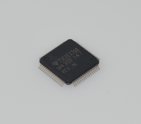 MSP430F147IPMR 16MHz Ultra-Low-Power MCU met 32KB Flash, 1KB RAM, 12-bit ADC, 16-bit Timers, UART/SPI/I2C, 1.8-3.6V Werking & 64-Pin LQFP Package