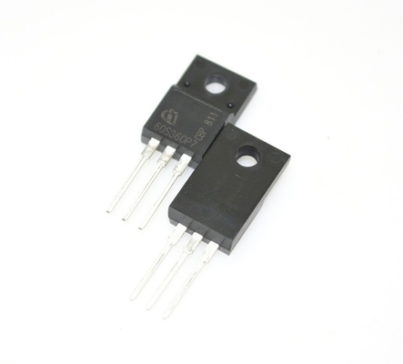 IPA60R360P7SXKSA1 600V CoolMOSTM 360mΩ RDS ((on) 11A Stroom Ultra-Low Switching Verliezen Hoog Efficiëntie Robuuste ESD-bescherming TO-220 Pakket voor SMPS & Industrial Apps