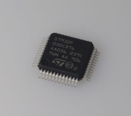 STM32F030C8T6 48MHz Cortex-M0 MCU 64KB Flash 8KB RAM 12-bit ADC Lage Kosten 5V Tolerant 37 GPIO's and Breed Temperatuurbereik voor Robuuste Embedded Ontwerpen