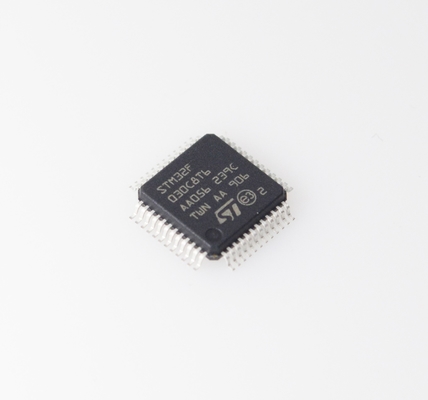 STM32F030C8T6 48MHz Cortex-M0 MCU 64KB Flash 8KB RAM 12-bit ADC Lage Kosten 5V Tolerant 37 GPIO's & Breed Temperatuurbereik voor Robuuste Embedded Ontwerpen