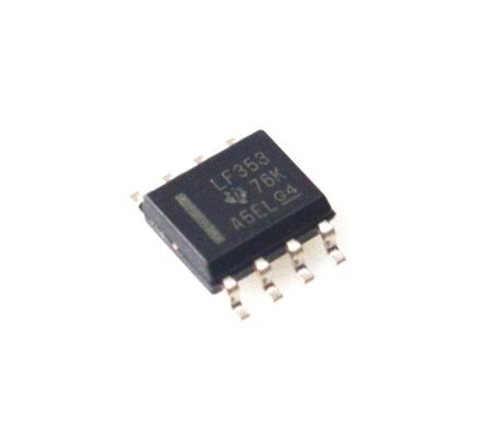 LF353DR Dual JFET Op-Amp 4MHz Bandbreedte Lage Ruis Hoge Ingangsimpedantie Breed Spanningsbereik (±18V) Laag Vermogen Snelle Slew Rate TO-99/DIP Behuizing - Ideaal voor Audio and Precisie Circuits