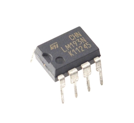 LM193N Dual Differential Comparator Wide 2V-36V Range Low 2mA Current Open-Collector Outputs Fast 1.3μs Response TO-5/DIP Packages - Ideaal voor industriële/Auto Control Systems