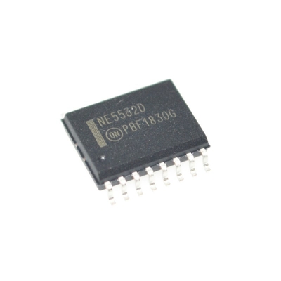 NE5532DR2G Hoogwaardige Dual Op-Amp Lage Ruis (5nV/√Hz) Brede Bandbreedte (10MHz) Hoge Snelheid (9V/µs) ±2V tot ±20V Voeding SOIC-8 Audio & Pro Audio Ideaal