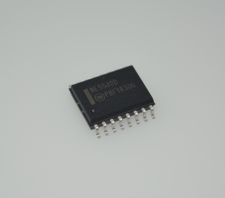 NE5532DR2G Hoogwaardige Dual Op-Amp Lage Ruis (5nV/√Hz) Brede Bandbreedte (10MHz) Hoge Snelheid (9V/µs) ±2V tot ±20V Voeding SOIC-8 Audio & Pro Audio Ideaal