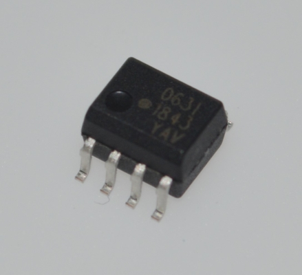 Ultracompact HCPL-0631-500E Hoge CMR 3,5 kV/μs 10 kV/μs Isolatie 1mA Lage stroom Hoge Temperatuur 110°C 5 kV Isolatie Hoog tempo 1MBd Breed Vcc 2,7-5,5V SOIC-8 Pakket