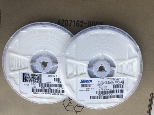 C0603C101J5GACTU 100pF 50V C0G/NP0 0603 Keramische Condensator 5% Tolerantie Hoge Stabiliteit Ultra-Lage ESR en Tape & Reel Verpakking voor Hoogfrequente Circuits