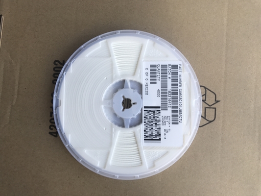 C0603C101J5GACTU 100pF 50V C0G/NP0 0603 Keramische Condensator 5% Tolerantie Hoge Stabiliteit Ultra-Lage ESR en Tape & Reel Verpakking voor Hoogfrequente Circuits
