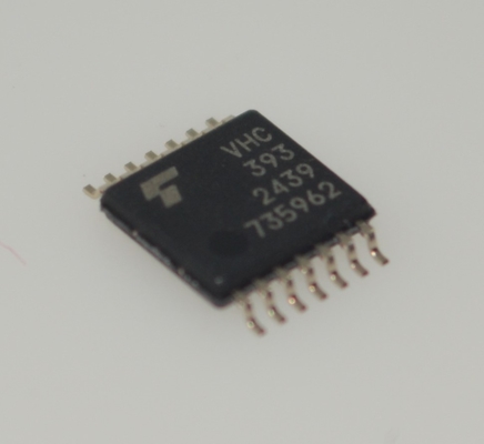 74VHC393FT Dubbele 4-Bit Binaire Teller met 2-5.5V Werking Asynchrone Reset 5.5V-Tolerante Ingangen 8mA Output Drive Hoge Ruisimmuniteit en TSSOP-14 Behuizing