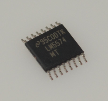 LM5574MTX 75V Wide Input 3A Step-Down DC/DC Converter Geïntegreerd 170mΩ MOSFET 50kHz-1MHz Freq Adjust Thermal/UVLO/OCP Protection -40°C tot +125°C TSSOP-16 Pakket