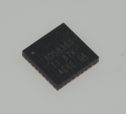 ADS8363SRHBR ADC 16-Bit Resolution 500kSPS Throughput 6-Channel Simultaneous Sampling Low Power (85mW) Parallel Interface ±2.5V Bipolar Input Internal Reference 64-pin QFP Package