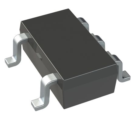 AP2821KTR-G1 36V 2A Enkelkanaals Belastingsschakelaar Ultra-Laag 60mΩ Rds(on) 1.2V tot 5.5V Logica Snel 20μs Opstarten Echte Omgekeerde Stroomblokkering Thermische and Stroombeveiliging -40°C tot +125°C