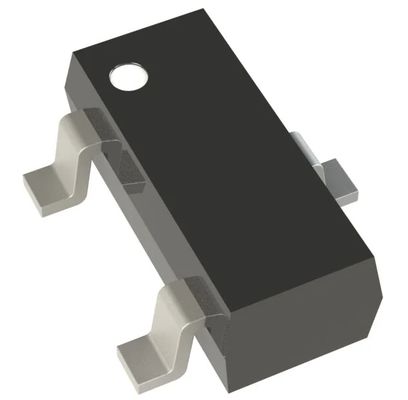 BC856B PNP Transistor voor algemeen gebruik 65V 100mA SOT-23 Pakket Lage geluidsdruk Hoge stroomwinst 200-450 250MHz Frequentie complementair aan BC846B, RoHS-conforme tape and reel