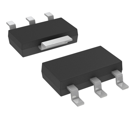 LM1117IMPX-ADJ/NOPB Verstelbare 1.25-13.8V 800mA LDO-regelaar met 1.2V-afval 1% nauwkeurigheid stroom/warmtebescherming Stabiel met keramische doppen SOT-223 Pakket -40°C tot +125°C