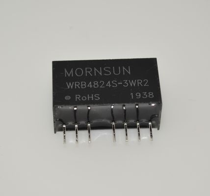 WRB4824S-3WR2 Geavanceerde 48V 2,4kW DIN-rail voeding Ultra-breed 85-264VAC ingang 300% piekvermogen, Actieve PFC Lage lekstroom -40°C tot +85°C werking IP67 bescherming C1/C2 immuniteit and 5G Ready