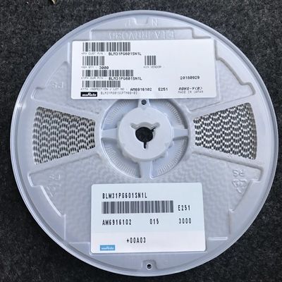 BLM31PG601SN1L 600V/3A-vermogensinductor met lage 16mΩ DCR-hoge stroom superieure geluidsonderdrukking Breed bereik -55°C tot +150°C AEC-Q200 Grade 1 Advanced Material Stabil voor auto- en industrieel gebruik