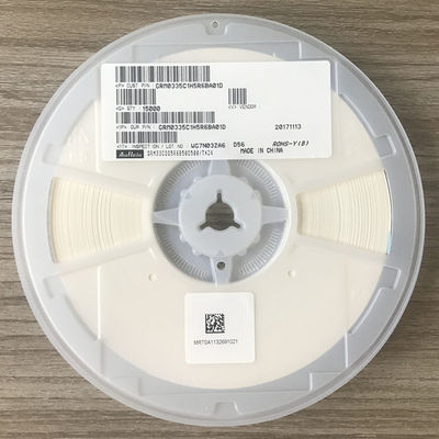 GRM0335C1H5R6BA01D 5.6pF ±0.1pF 0402 MLCC met 50V rating C0G (NP0) diëlektricum voor ultieme stabiliteit, hoge Q-factor, ultralaag verlies, halogeenvrij en tape and reel verpakking voor automotive circuits