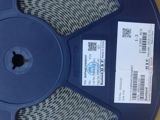 SWPA4018S680MT 68μH Power Inductor met 20% Tolerantie 4018 Grootte 1.24A Sat Current 1.15A Temp Rise Current Shielded Construction -40°C tot 125°C Bereik RoHS Compliant Tape and Reel Packaging