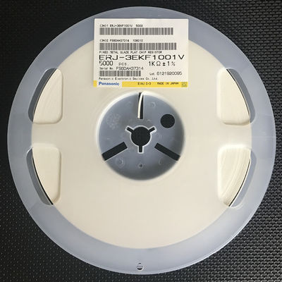 ERJ-3EKF1001V 1kΩ Thick Film Chip Resistor 0603 Case 1% Tolerance 100ppm/°C TCR 1/10W Rating Halogen-Free RoHS Compliant Automotive AEC-Q200 Grade Ideal for Precision Circuits