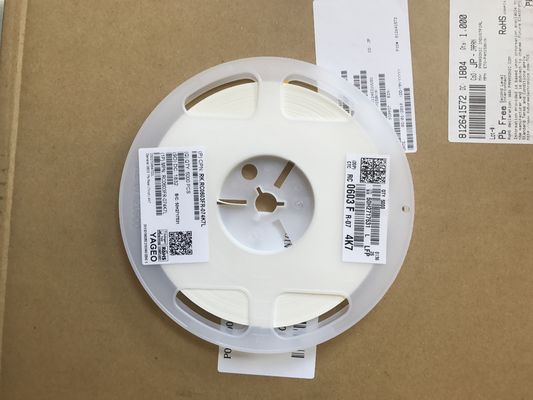 RC0603FR-074K7L 4,7kΩ Precisieweerstand 0603 Behuizing 1% Tolerantie ±100ppm/°C TCR 1/10W Vermogen Dunne Film Technologie Halogeenvrij RoHS-conform voor Industriële & Automotive Elektronica