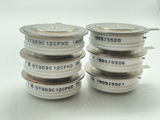 ST303C12CFK0 1200V 300A Halve brugmodule Laag Vce (sat) Laag verlies Kortsluiting Robuustheid Geïntegreerde NTC Voor motor aandrijvingen en industriële omvormers