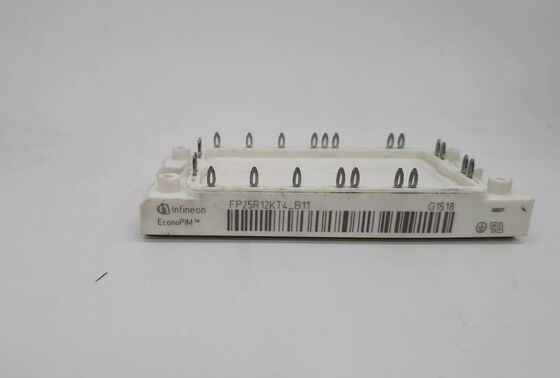 FP25R12KT4 B11 1200V 25A PIM IGBT-module laag schakelverlies TrenchStop IGBT4 geïntegreerde NTC geïsoleerde koperen basisplaat 150°C Operatie PressFIT-technologie voor motorrijtuigen