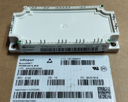 FP75R12KT4 B16 1200V 150A PIM IGBT-module Trench Field Stop Low VCE ((sat) 2.25V Integrated Rectifier en NTC Copper Baseplate 150°C Operatie Voor motor aandrijvingen en UPS