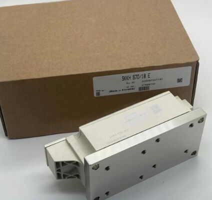 SKKH570/18E 1800V 570A Thyristor-Diodemodule Dual Series Versterker Poort Low VF 1.44V, 19kA Surge AlN Ceramische basisdruk contacten UL gecertificeerd voor zachte starters