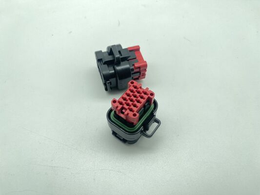 776273-1 3 Posities 1,5 mm Pitch Draad-naar-printplaat Connector Verticaal Doorsteekbevestiging Afgeschermd Vergrendelingshelling Gepolariseerd 2A Nominaal voor Automotive en Industriële Sensoren