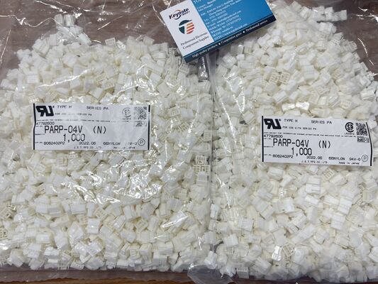 PARP-04V 4-positie 2.0mm Pitch Connectorbehuizing PA Serie Receptacle Krimpaansluiting Positieve vergrendeling Compacte 3A Nominale waarde 100V AC voor Draad-naar-printplaat en LED-verlichting