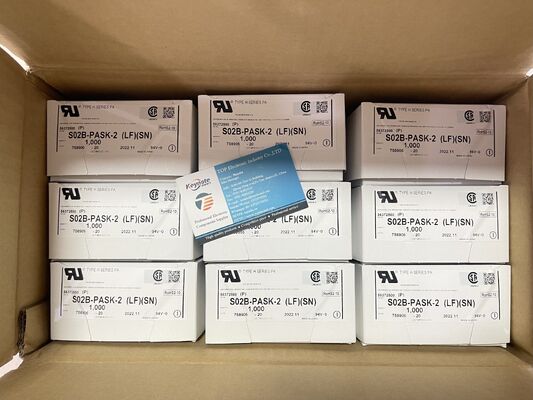 S02B-PASK-2 2 Positie 2.0mm Pitch Header PA-serie Top Entry Through Hole Tin Plating 3A Rating 100V AC voor draad-naar-bord en compacte elektronica