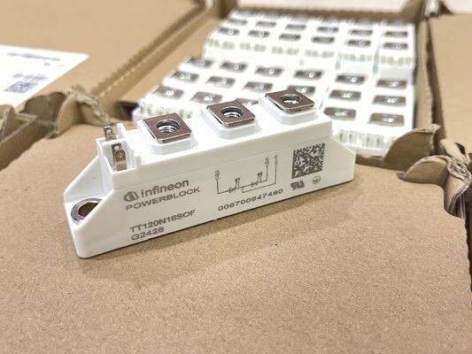 TT120N16SOFHPSA1 SCR-module 1600V Vdrm 120A Itav drukcontact hoge piek met laag verlies industriële kwaliteit voor vermogensregeling