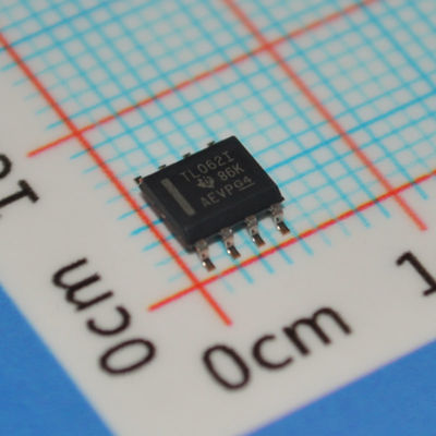 TL062IDR 3MHz JFET-opamp met laag vermogen ±18V voeding 1pA ingangsvervorming 3mV offset 1,5μV/°C drift SOIC-8 -40°C tot +125°C, industriële kwaliteit