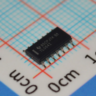 TL064IDR Quad Low-Noise JFET Op Amp 1MHz Bandbreedte ±18V Voeding 5pA Ingangs-bias 10mV Offset SOIC-14 -40°C tot +125°C Industrieel-Kwaliteit